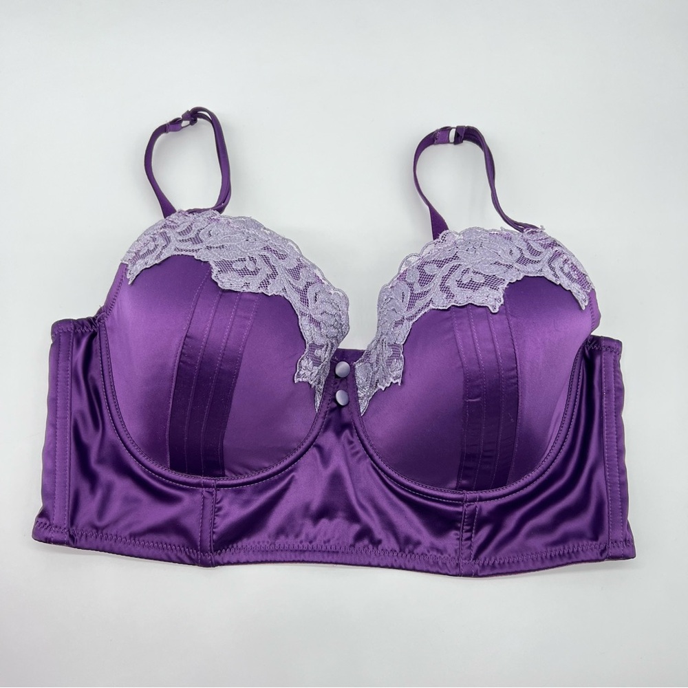 Adore Me Purple w/Lace Accent Trim-Size 40D
